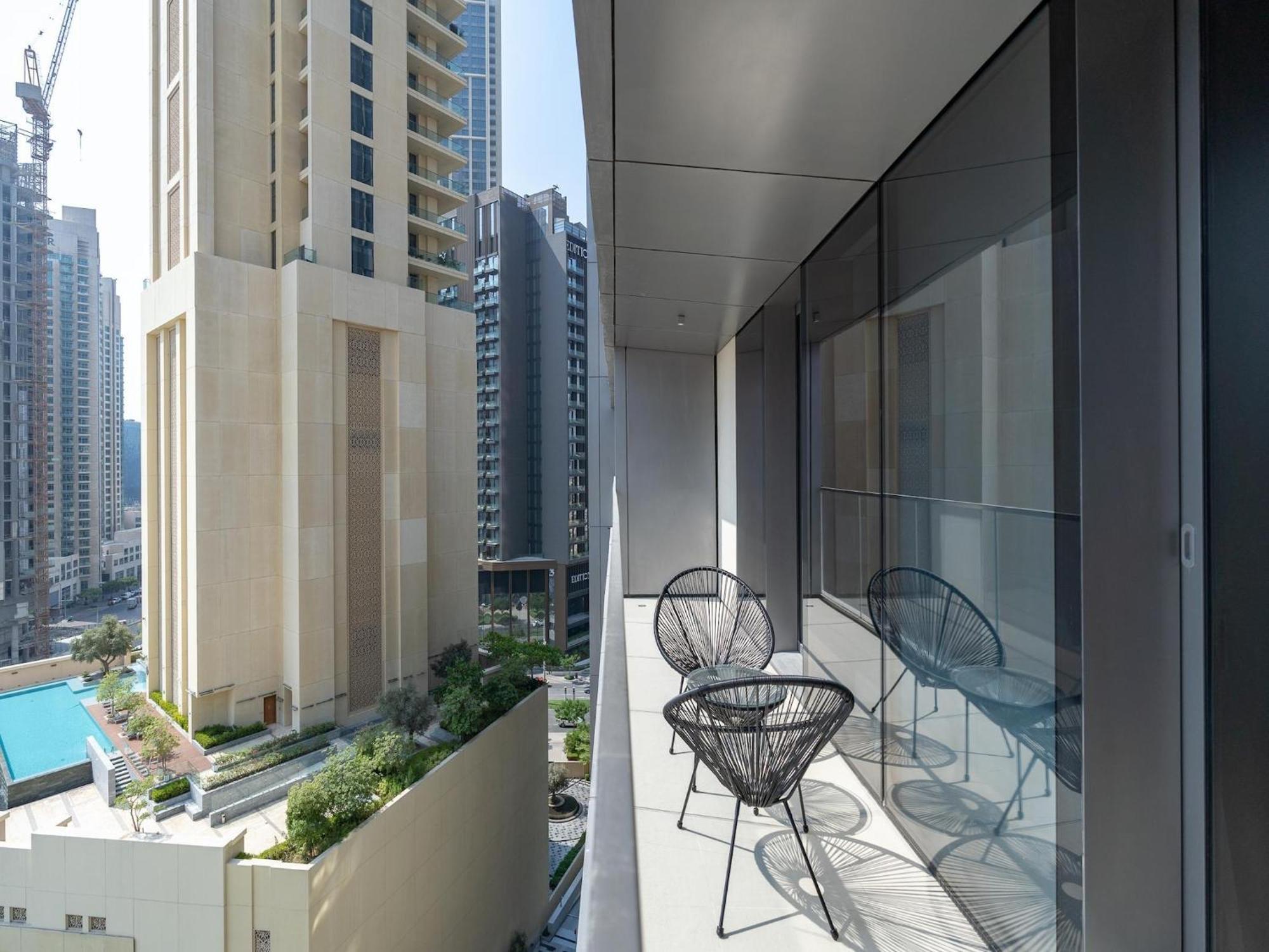 Luxurious Stylish Apartments Across Dubai Mall Burj Khalifa City Views Екстер'єр фото