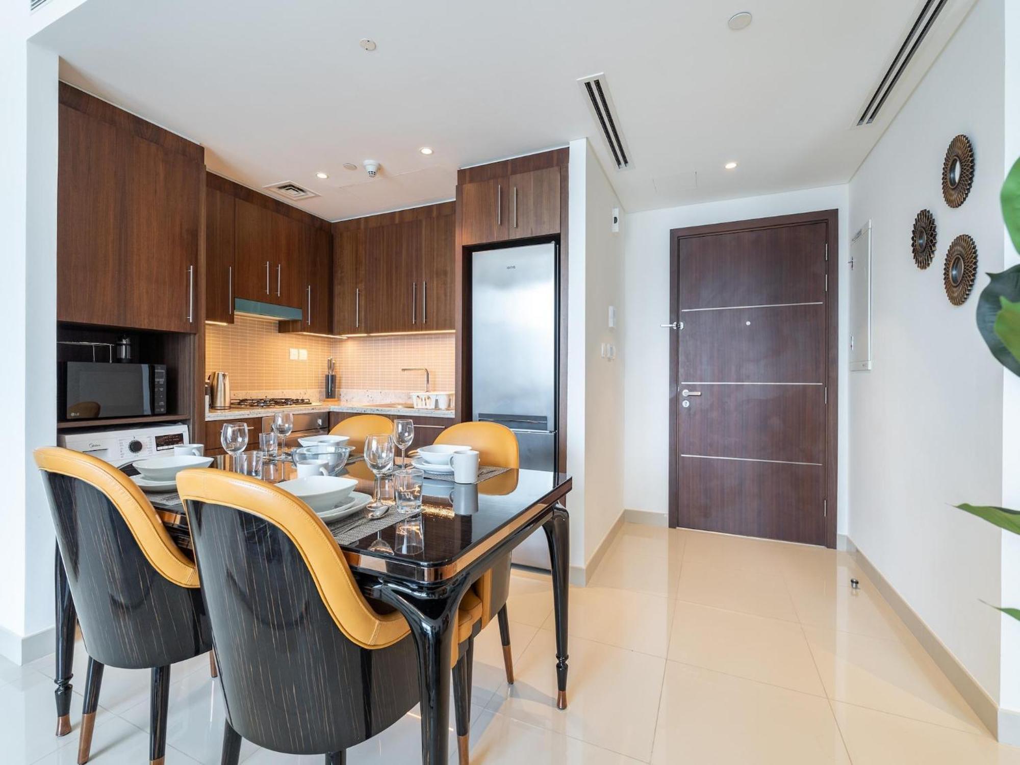 Luxurious Stylish Apartments Across Dubai Mall Burj Khalifa City Views Екстер'єр фото