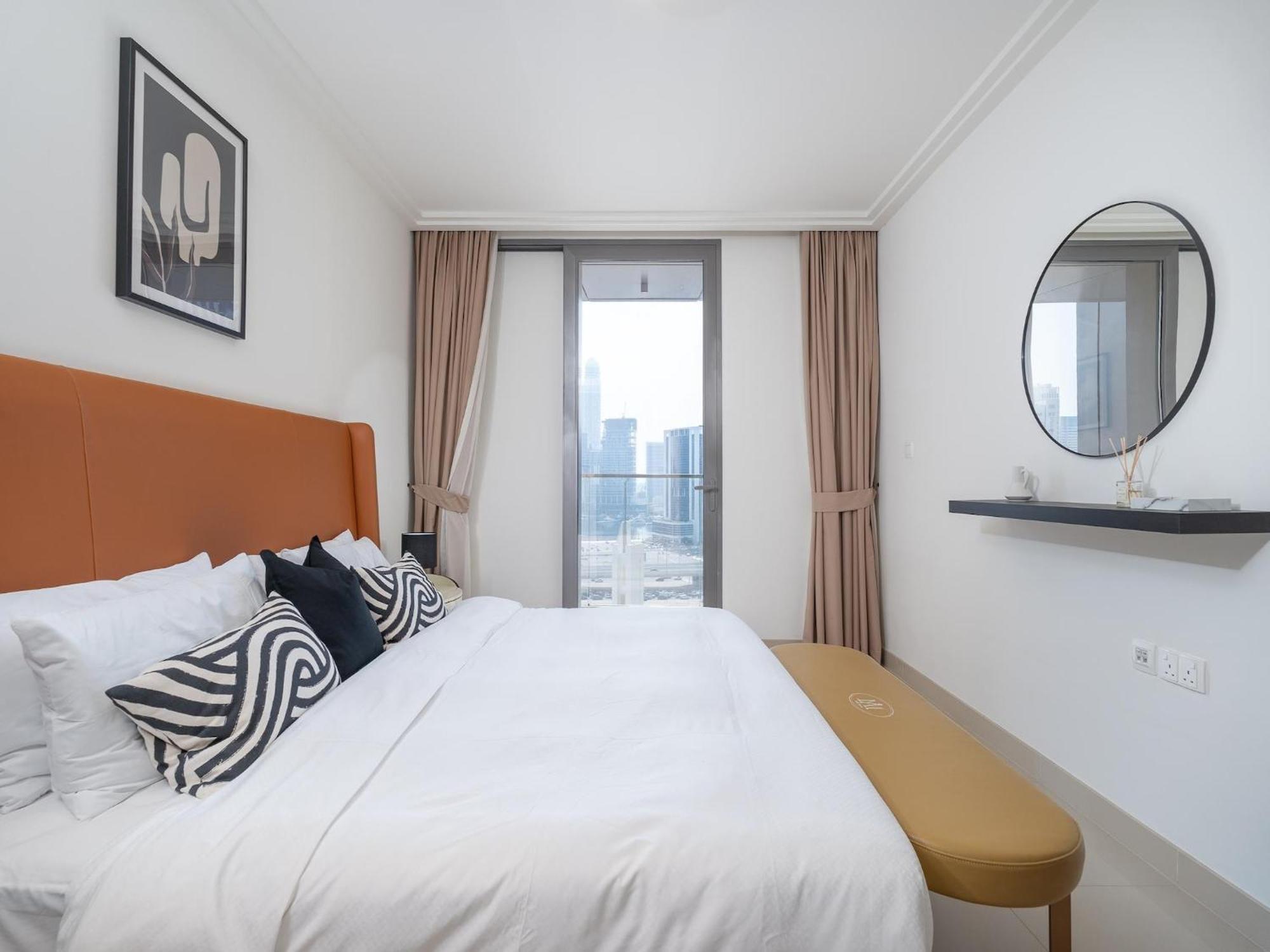 Luxurious Stylish Apartments Across Dubai Mall Burj Khalifa City Views Екстер'єр фото