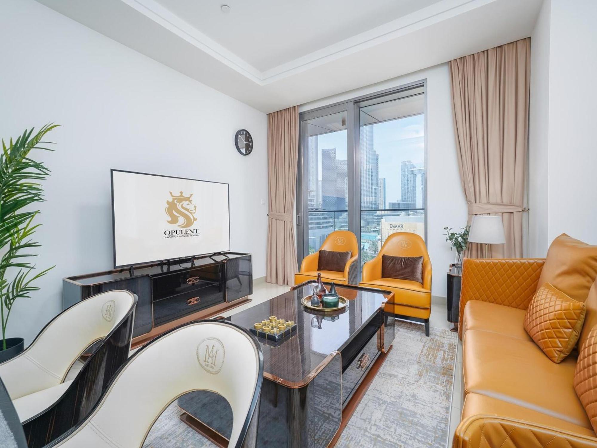 Luxurious Stylish Apartments Across Dubai Mall Burj Khalifa City Views Екстер'єр фото