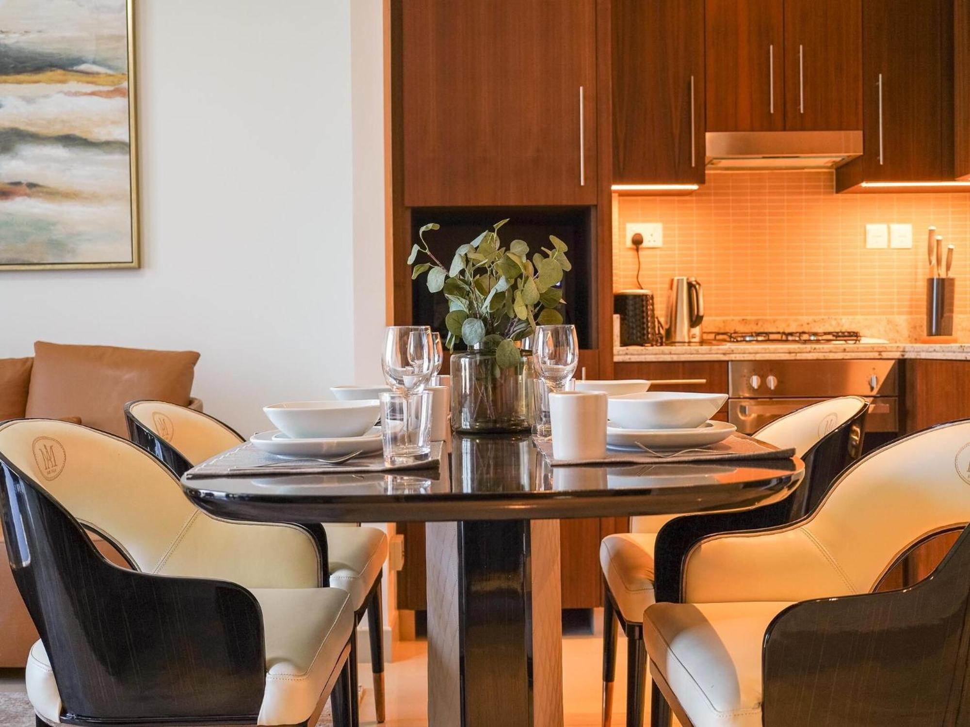 Luxurious Stylish Apartments Across Dubai Mall Burj Khalifa City Views Екстер'єр фото