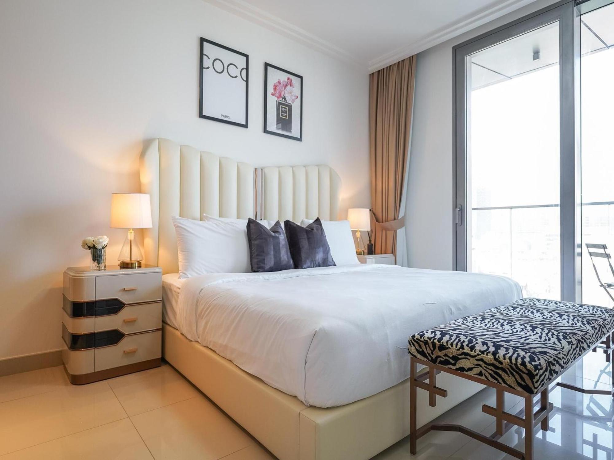 Luxurious Stylish Apartments Across Dubai Mall Burj Khalifa City Views Екстер'єр фото