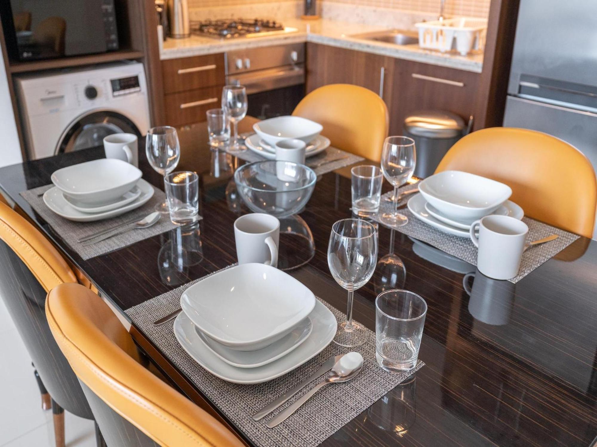Luxurious Stylish Apartments Across Dubai Mall Burj Khalifa City Views Екстер'єр фото