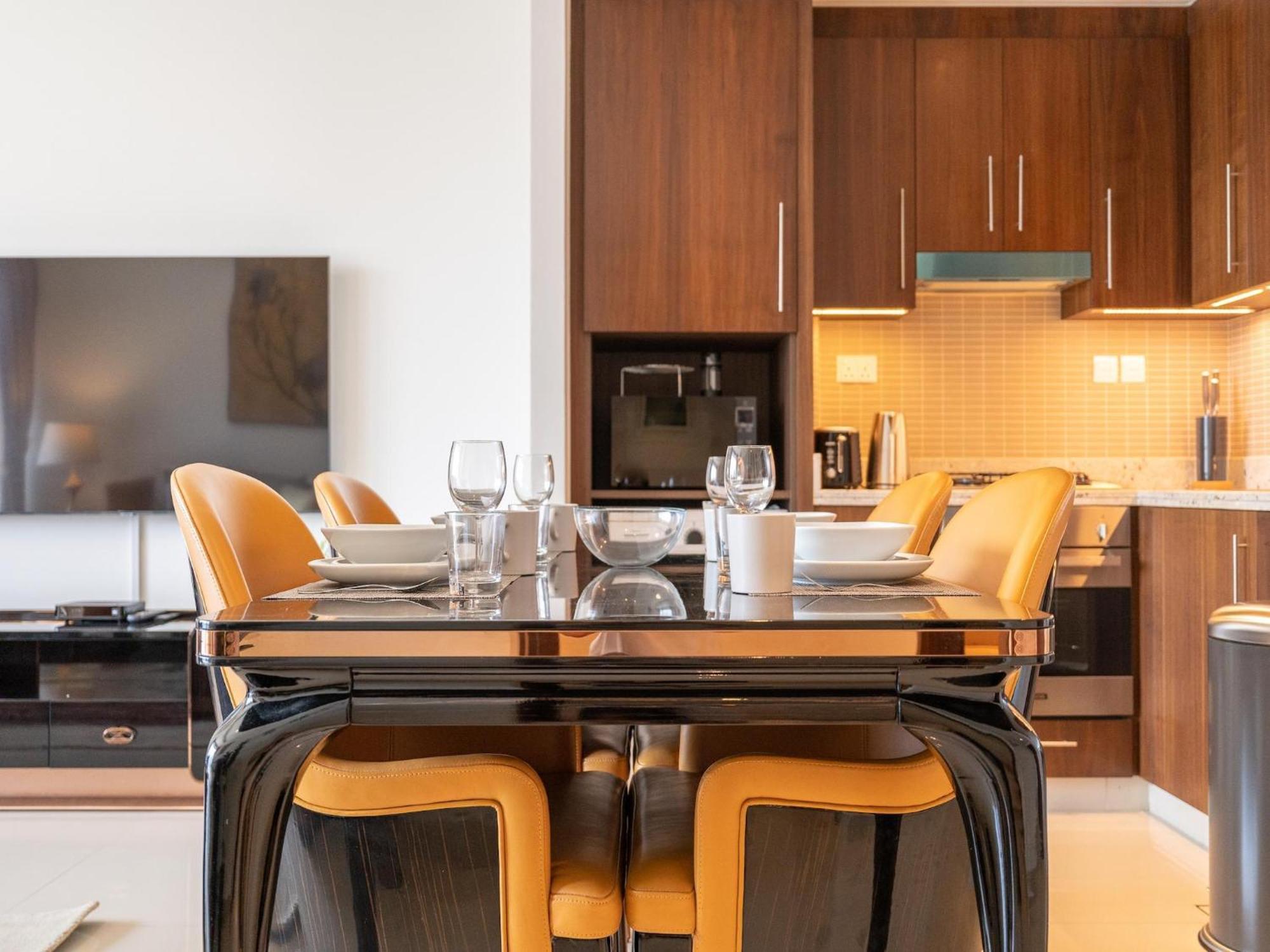Luxurious Stylish Apartments Across Dubai Mall Burj Khalifa City Views Екстер'єр фото