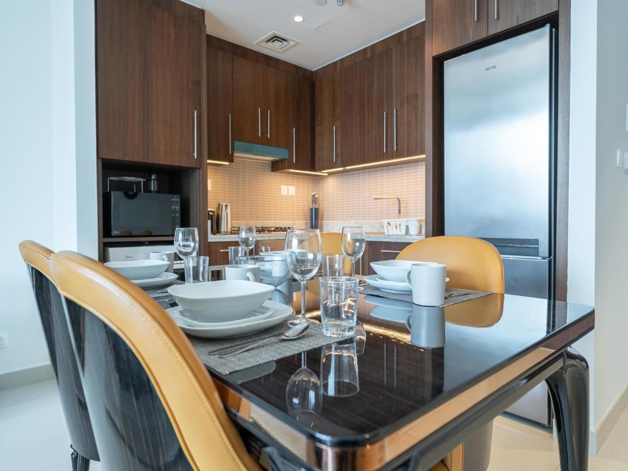 Luxurious Stylish Apartments Across Dubai Mall Burj Khalifa City Views Екстер'єр фото